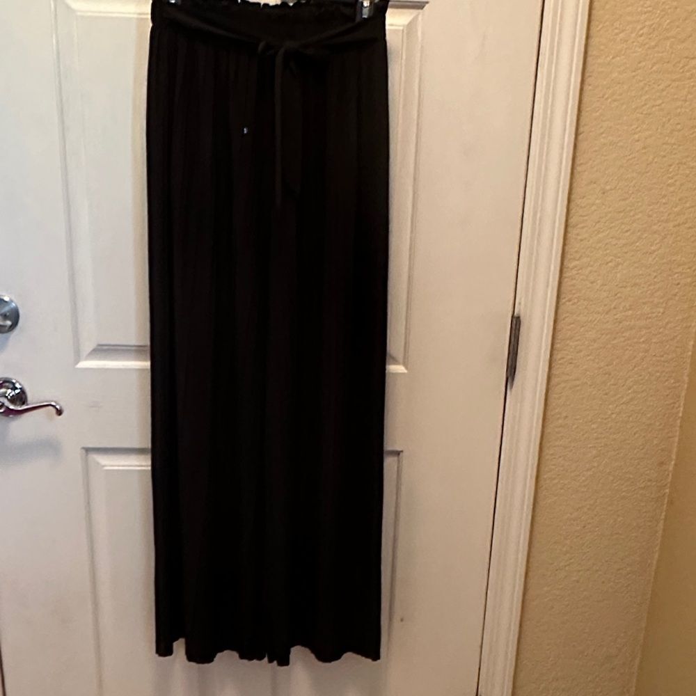 Chic Black Wide Leg Pants